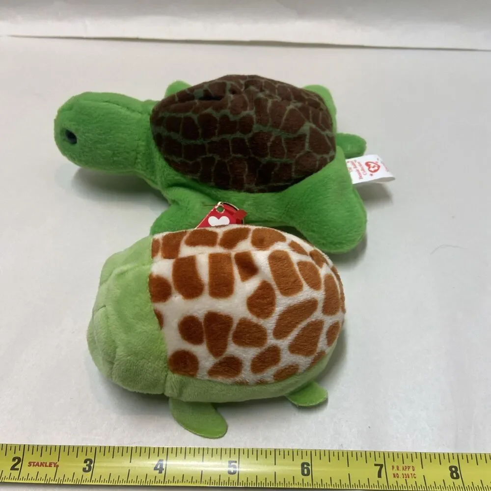 Ty Beanie Turtles Lot of 2 Assorted